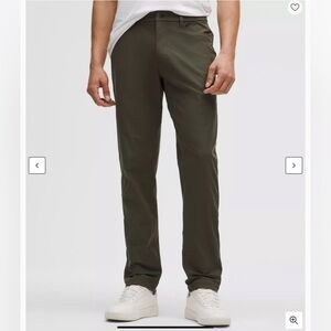 lululemon- Men's ABC Pant, Olive/Khaki, Size 40/37”